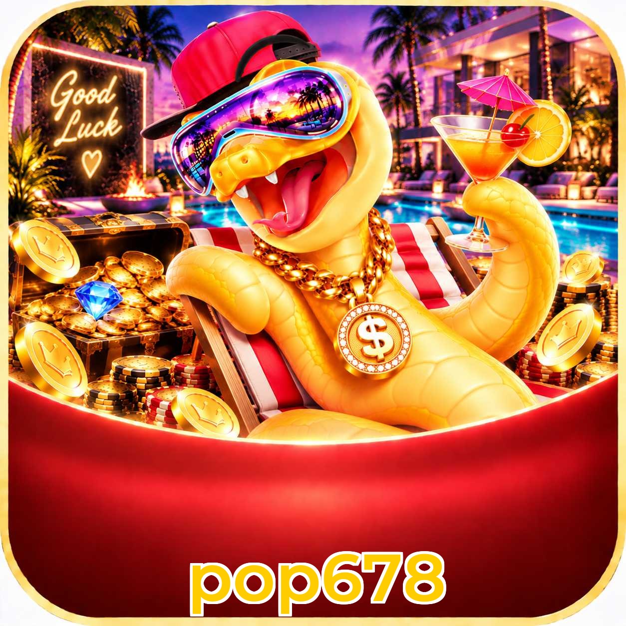 Página oficial da pop678 no Facebook com promoções e suporte